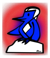 peter-hausser-abstract-animal-series-1-penguin