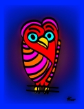 peter-hausser-abstract-animal-series-12-owl