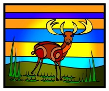 peter-hausser-abstract-animal-series-9-deer